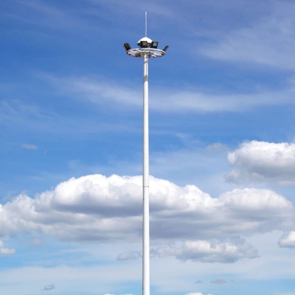 Rasing And Lowering Device High Mast Lighting With Octagonal, Dodecagon Type