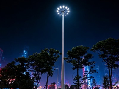 أهمية إضاءة الصاري العالي LED في مناظر المدينة